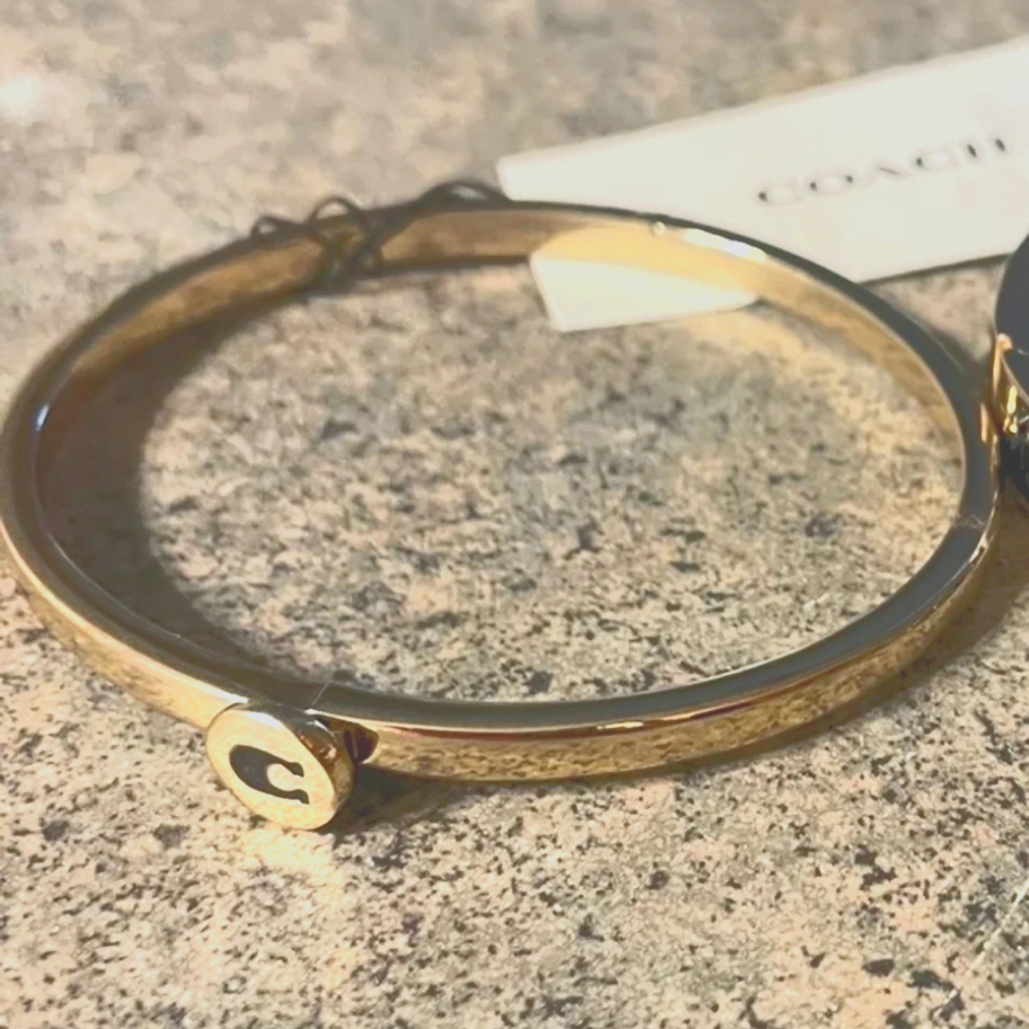 Brand New With Tags Coach Statement Logo Bracelet